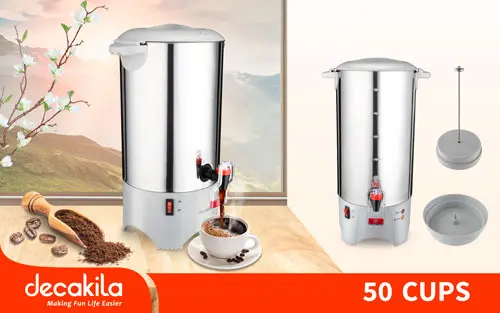 Decakila KEKT024M Electric coffee urn محضرة قهوة للمطاعم 7.4 لتر 1000 واط 