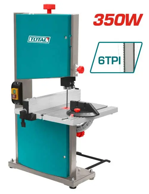 Total TS730301 Band saw
 350W منشار شلة
Table Size:300x300mm