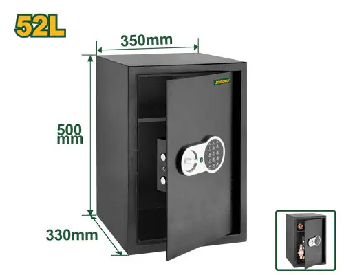 JADEVER JDEB1550 Electronic safe خزنة قياس 35 عرض *33 عمق *50 طول 52 لتر