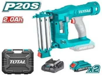 Total TCBNLI2001 Lithium-ion cordless brad nailer kit
 فرد مسامير شحن 20 فولت مع 2 بطارية وشاحن