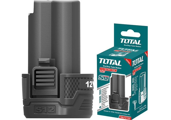 TOTAL TBLI12152 Li-ion Battery pack 12V 1.5Ah بطاريه 12 فولت 1.5 امبير