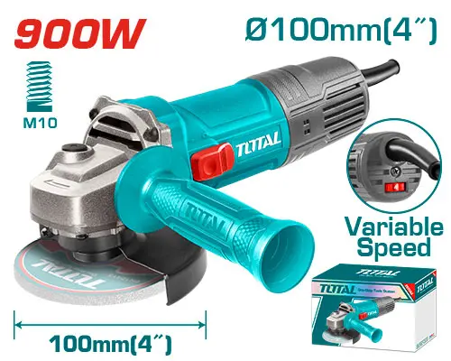 Total TG109125565 Angle grinder
 صاروخ 5 انش 900 واط سرعات