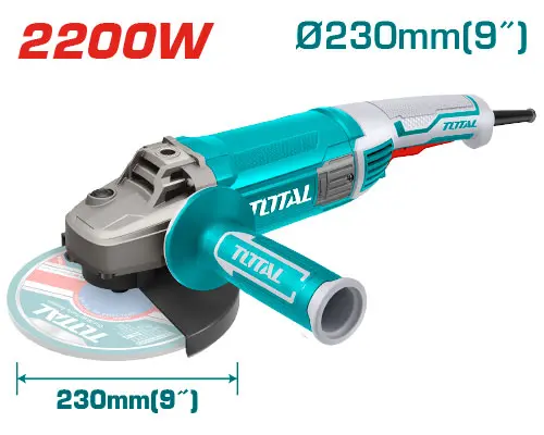 TOTAL TG12223026 Angle grinder
 صاروخ 9 انش 2200 واط