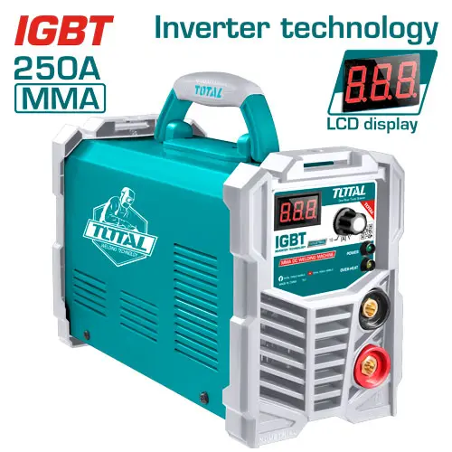 ماكنة لحام الكتروني TOTAL TW22506 Inverter MMA welding machine 250A 