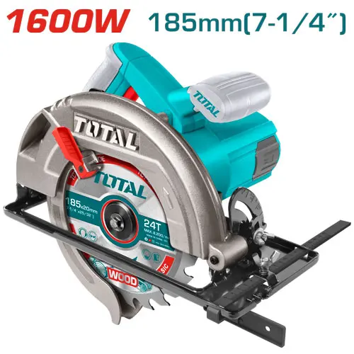 [6925582188950] منشار صينية 7.25 أنش   TOTAL TS1161856 Circular saw 1600W 