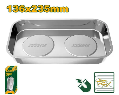 [6942210215079] JADEVER JDMC6002 Magnetic storage tray صينية براغي مغناطيس قياس 13.6*23.5 سم