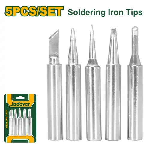 [6942210201379] JADEVER JDEL8943 Soldering iron tips طقم راسيات كاوي 5 قطع