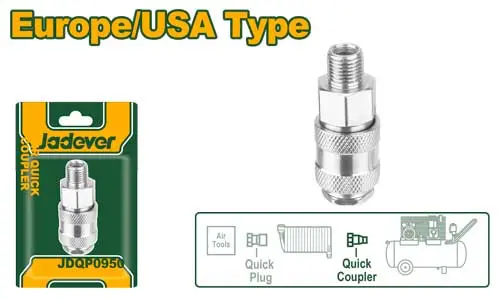 [6942210201300] JADEVER JDQP0950 Air quick coupler كوبلينج هواء سن ذكر