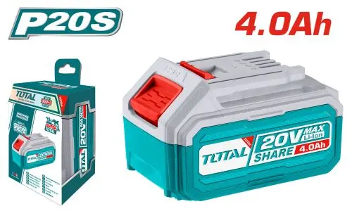 TOTAL TFBLI2002 Li-ion battery pack 20V 4.0Ah
 بطارية 20 فولت 4 امبير