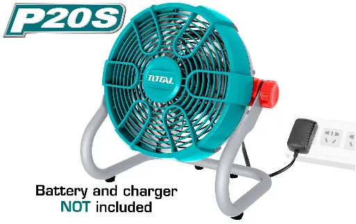 Total TFALI2002 Lithium-Ion fan
 مروحة شحن 20 فولت 11 انش بدون بطارية وشاحن