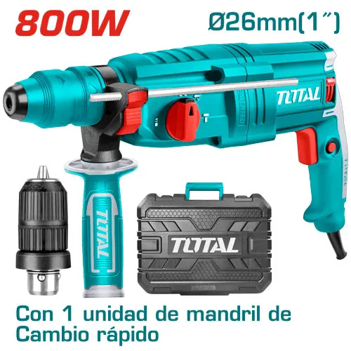 Total TH308268-2 Rotary hammer 800w
 همررأس متحرك مع جوزة اتوماتيك