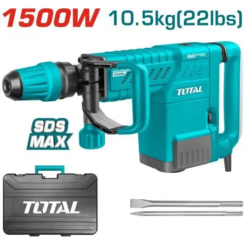 Total TH215002 Demolition breaker SDS-Max
 همر تكسير 12 كيلو 1500 واط